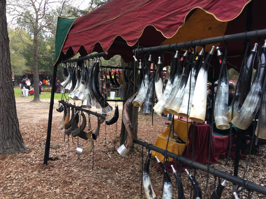 Sherwood Forest Faire Horn Vendors
