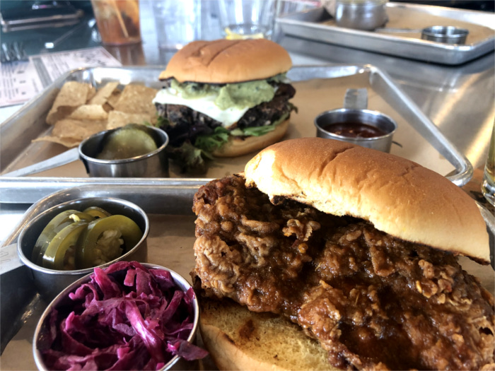 Smoked and Fried Chicken Sandwich at Industry