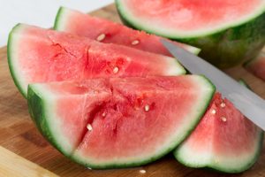 watermelon camping treat
